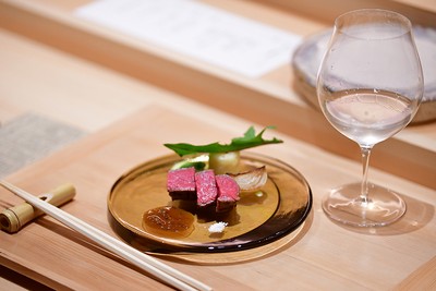 館内レストランでのペアリング