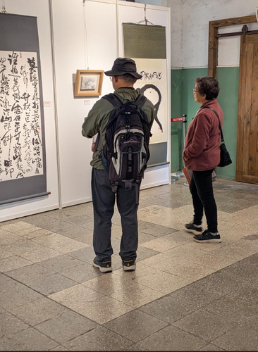 こちらの方も長い時間立ち止まっていました