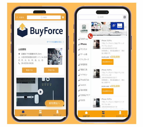BuyForce(バイフォース)　買取システム
