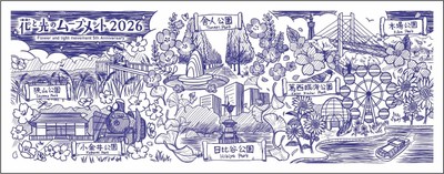 オリジナル手ぬぐいデザイン(イメージ)