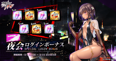 夜会ログインボーナス