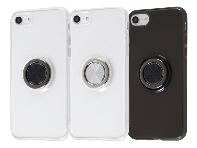 TPUソフトケース リング付 　カラー