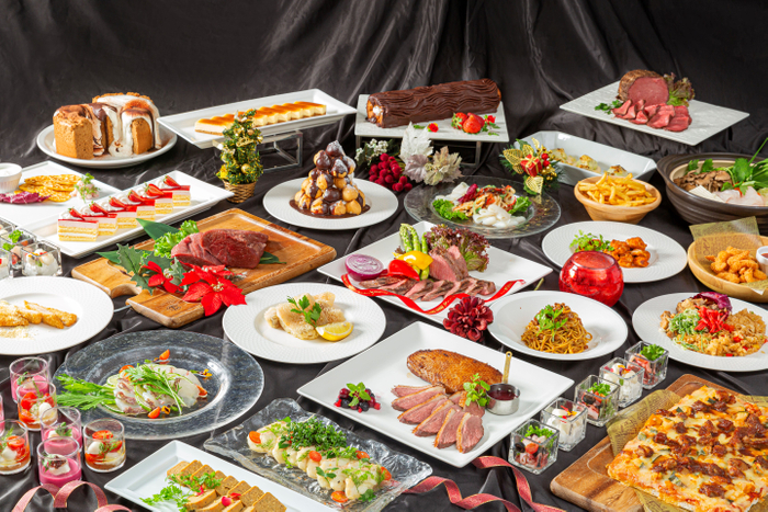 クリスマスディナービュッフェ料理(イメージ)