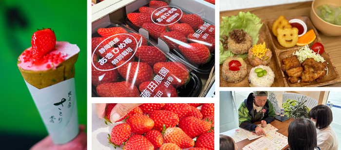 「いちごフェア」を3/19(木)より開催！3/20(金・祝)より「ニコニコ坂部っ子定食」が食堂メニューに新登場！