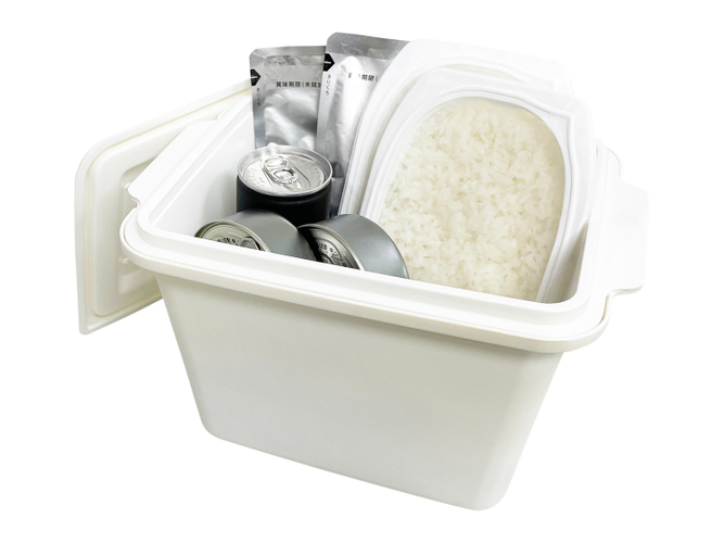 HOTPLUS あったかフードボックス 備蓄収納イメージ
