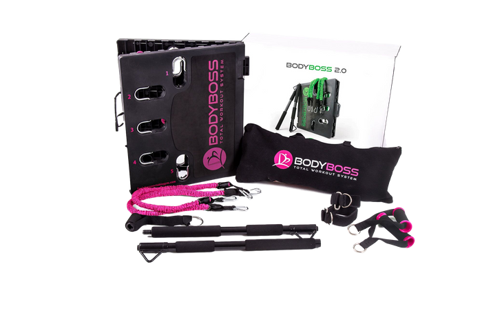 「BODYBOSS」カラーは全4色、グリーン・ピンク・ピンク・イエロー