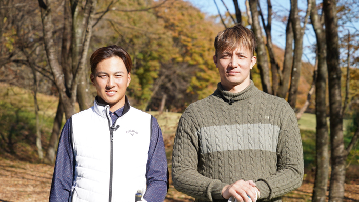 長谷川信哉選手と国吉佑樹選手　