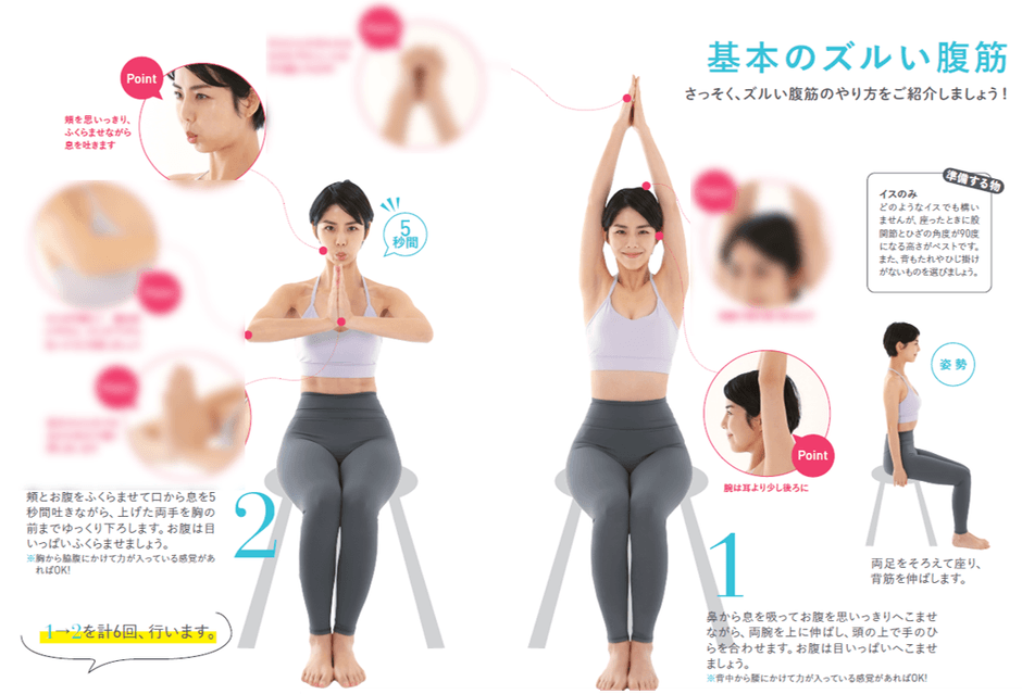 「ズルい腹筋」のやり方をご紹介！