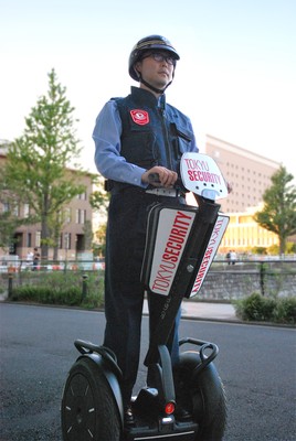 セグウェイを活用した巡回警備(イメージ)