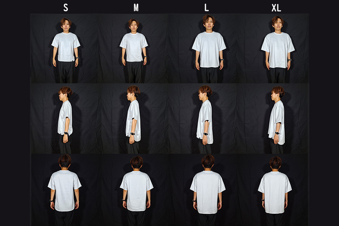 174cm サイズ別着用イメージ