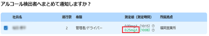 ＜通知機能画面＞ 