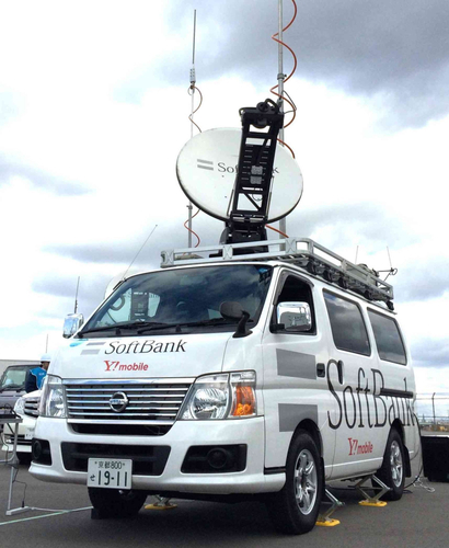 移動基地局車（ソフトバンク株式会社）