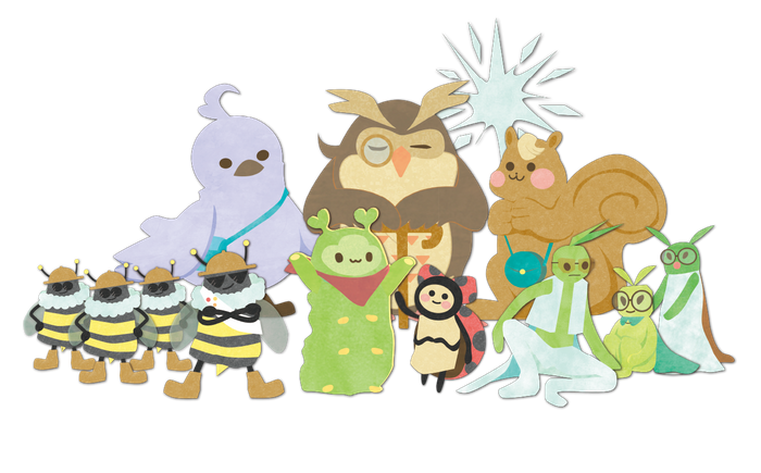 各地で出会う個性豊かなキャラクターたち