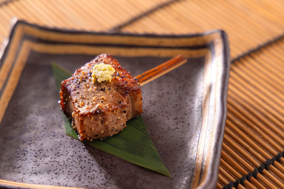天然本まぐろ串焼き
