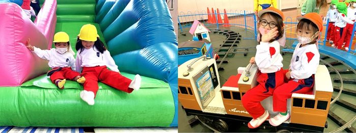 令和3年（2021年）に開催した移動遊園地の様子