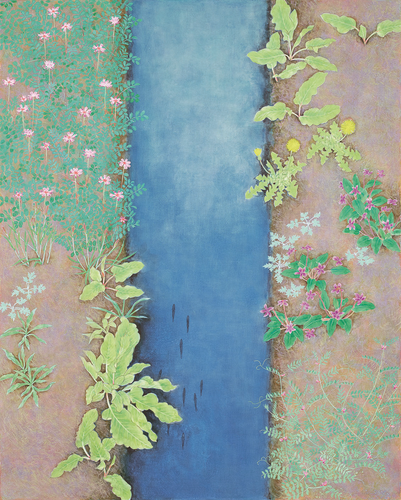 渡辺信喜「春の小川」(&ldquo;うたの原風景&rdquo;より)平成30年 個人蔵