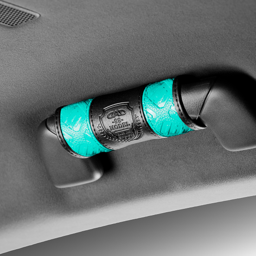 アシストグリップカバー SSモデル モノグラムレザーオーシャンブルー【HA749-01-01】