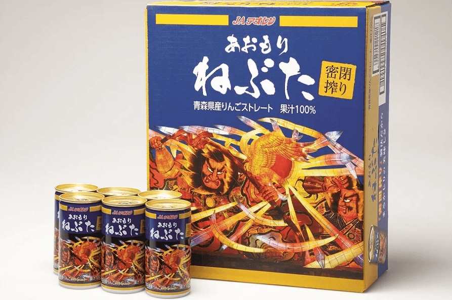密閉搾り あおもりねぶた(195g×30缶、果汁100%)