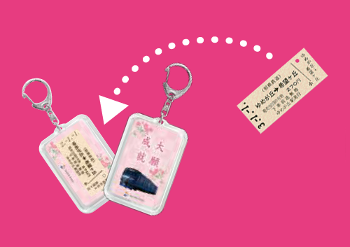 ゆめきぼホルダー(イメージ)※切符は別売りです