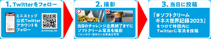 ギネス世界記録&trade;にチャレンジエントリー方法イメージ