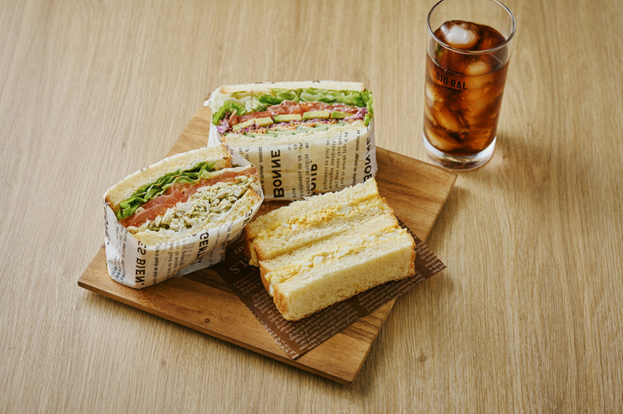 【新商品】サンドイッチ（国産有機小麦のパン使用）