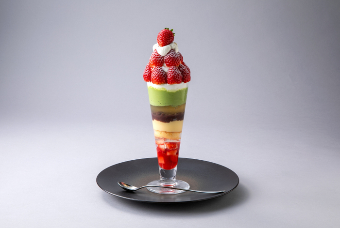 いちご抹茶パフェ