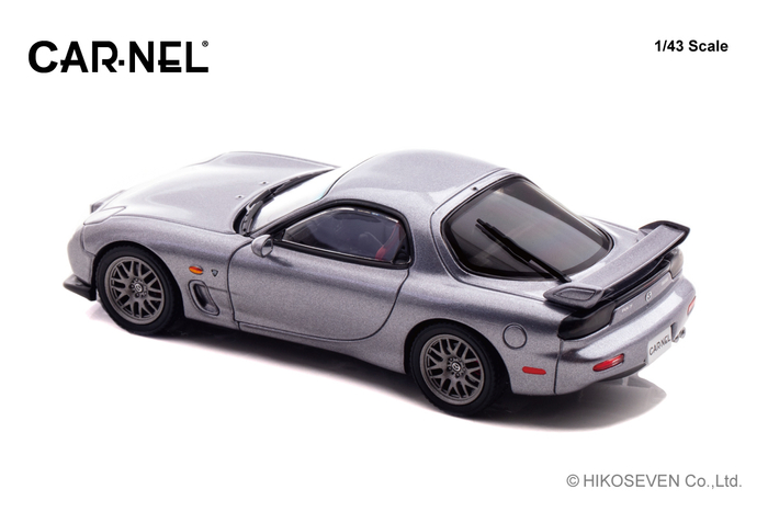 1/43 マツダ RX-7 Spirit R Type A (FD3S) 2002 Titanium Gray Metallic：左後