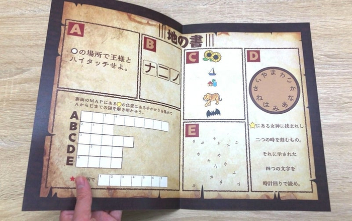 謎解きキットのイメージ