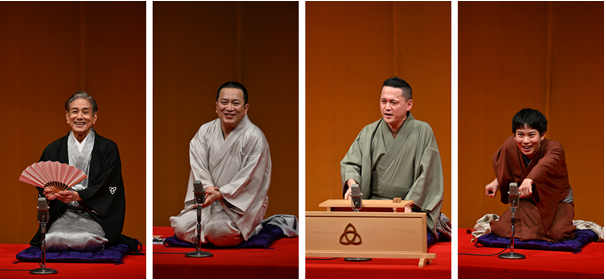 ▲桂米團治　　　　　　▲桂吉弥　　　　　▲桂しん吉　　　　▲桂天吾