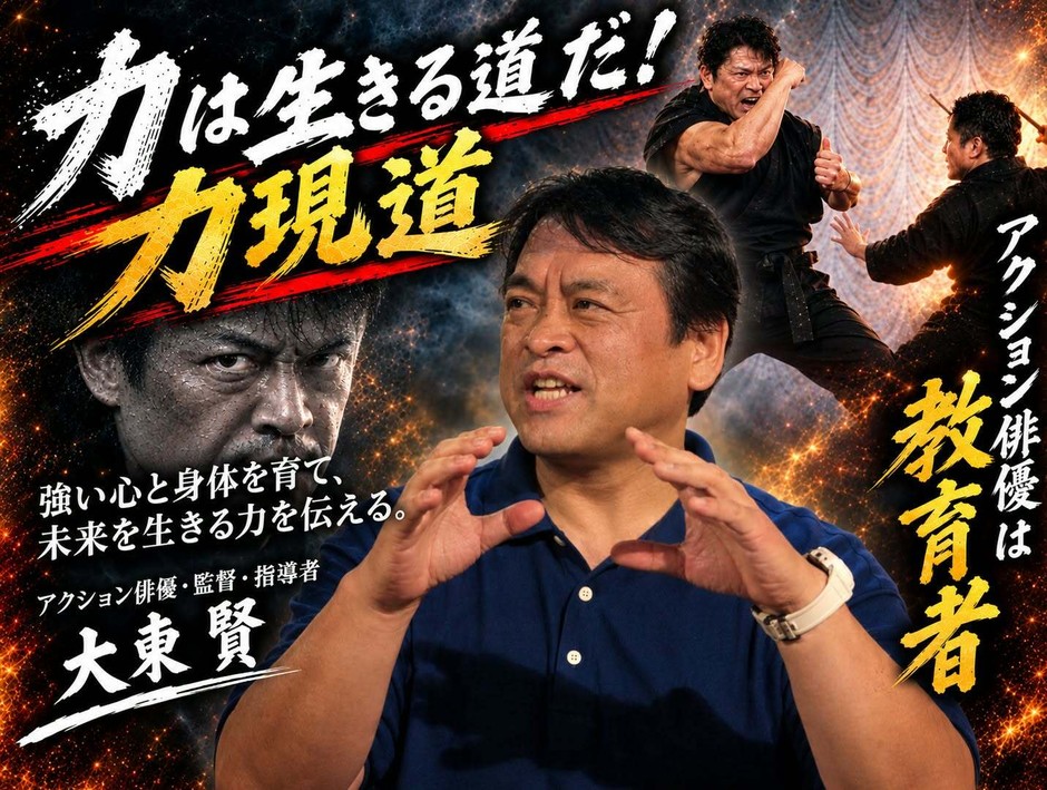大東賢　アクション俳優は教育者