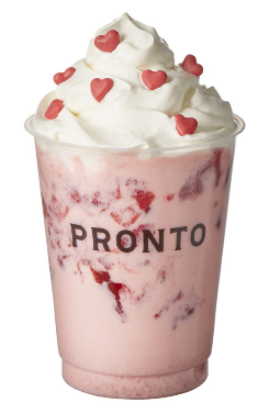 【SHUTA SUEYOSHI&times;PRONTO】ピンク ミルキーストロベリー 740円（税込814円）