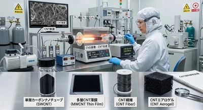 カーボンナノチューブ(CNT)材料市場分析レポート：2026年879.38百万米ドル規模、成長率29.91%推移