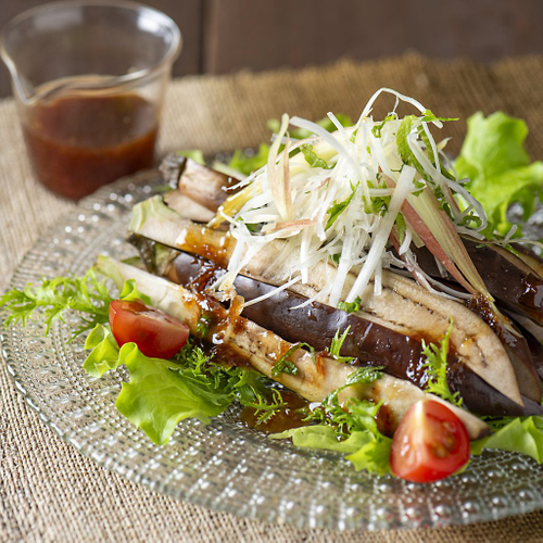 すだちでさっぱり冷やしなす（すだち鰹めんつゆ使用）