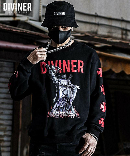 Judgment Sweat Shirt （ブラック&times;レッド
