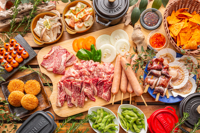BBQコースメニュー　日本コース