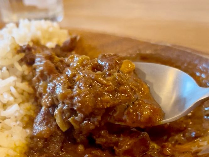 合挽キーマは肉だくさん　