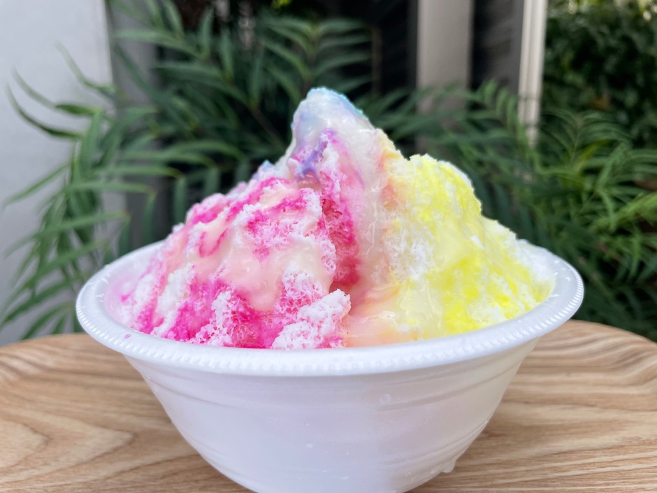 子ども用牛乳かき氷 300円