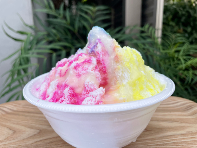 子ども用牛乳かき氷　300円