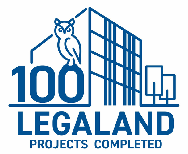 LEGALAND100棟記念ロゴマーク