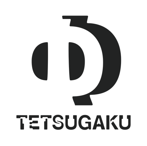 弊社のロゴ：philosophyの語源である「φιλοσοφία」のφをイメージ。また社名ロゴも自己言及をイメージした。