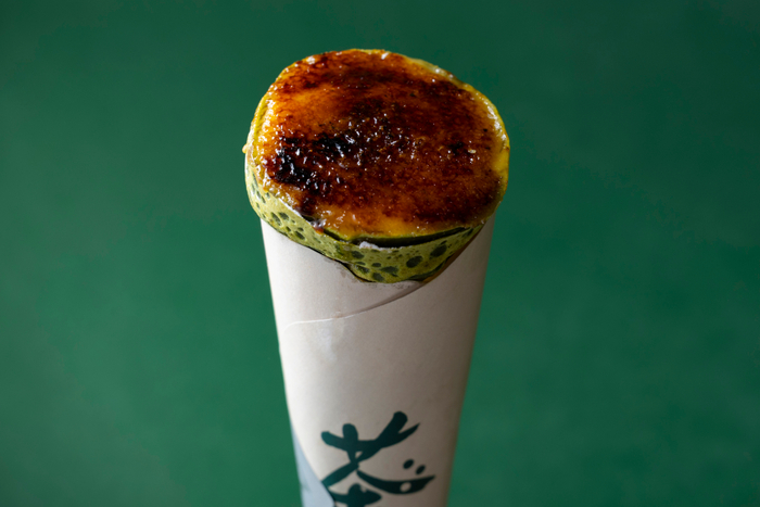 ブリュレお濃茶クレープ　1,100円(税込)