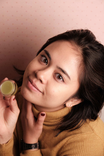 抹茶練り香水使用例