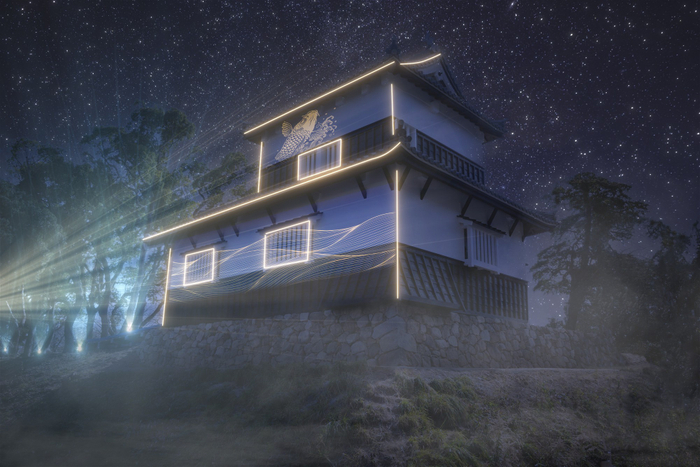 光と音のシンクロショー