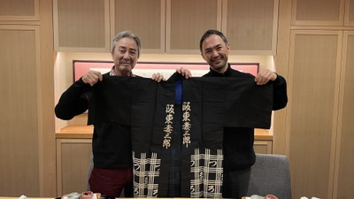 田村亮さん、田村幸士さんが受け継ぐ、阪東妻三郎のゆかりの品