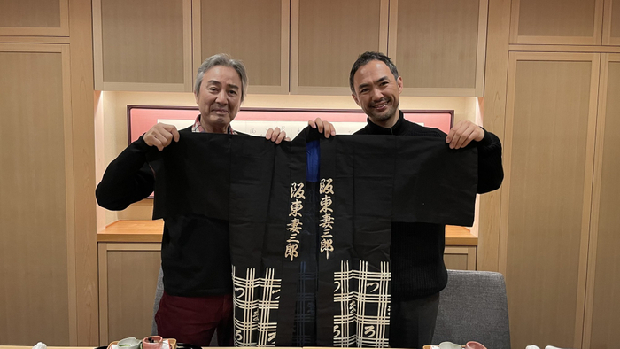 田村亮さん、田村幸士さんが受け継ぐ、阪東妻三郎のゆかりの品