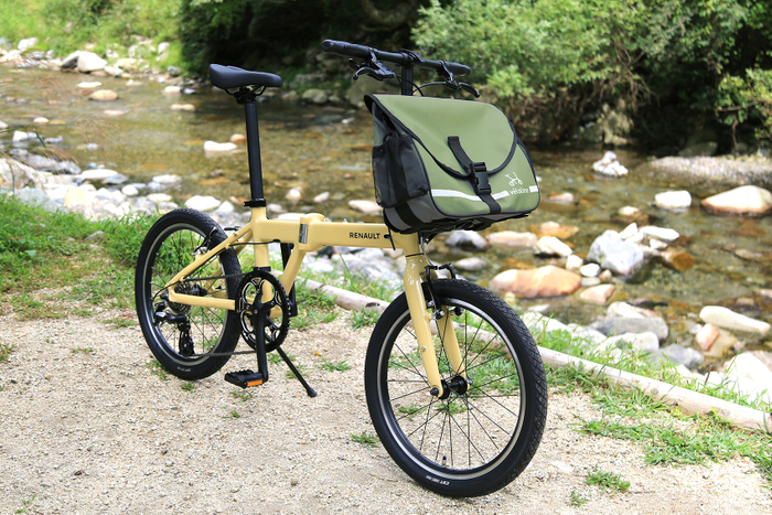 ヘッドチューブマウントバッグ(20インチ折りたたみ自転車装着)