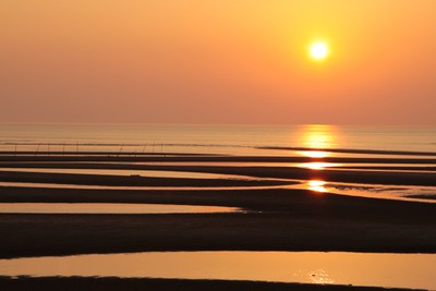 日本の夕陽百選 真玉海岸