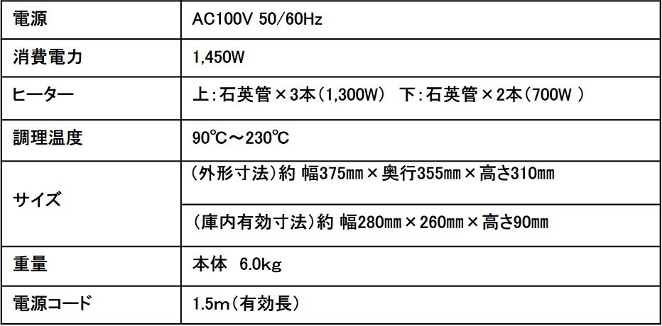 TOA-38 製品仕様
