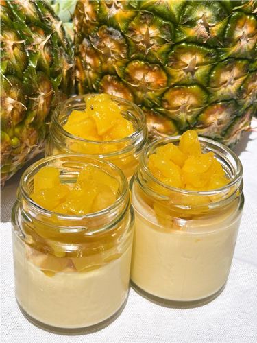 石垣島トロピカルプリン 〜黄金の果実が幸せを運ぶ、南国の恵み〜