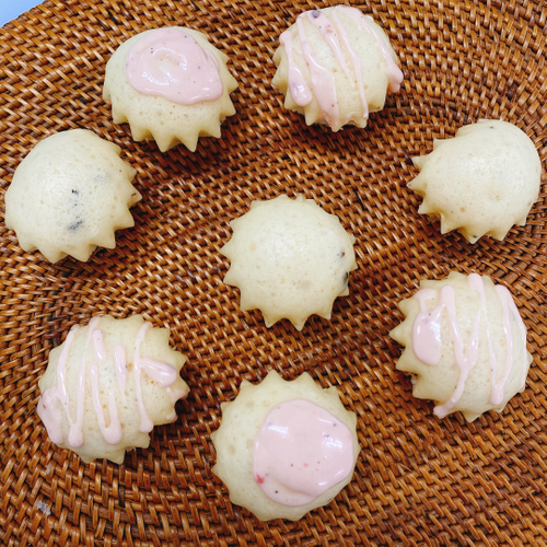 3種のベリー 蒸しケーキ